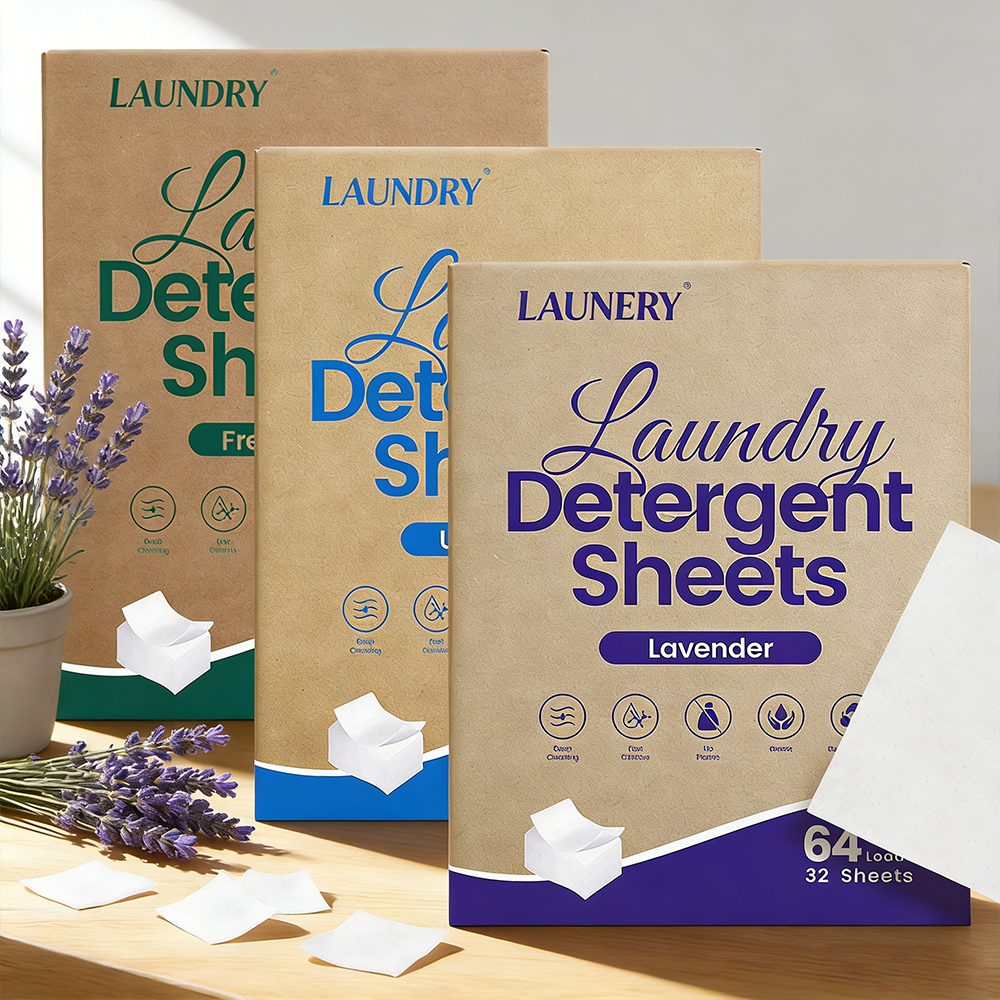 Laundry Strip Eco - Fragrance Free Laundry Detergent Sheets Travel