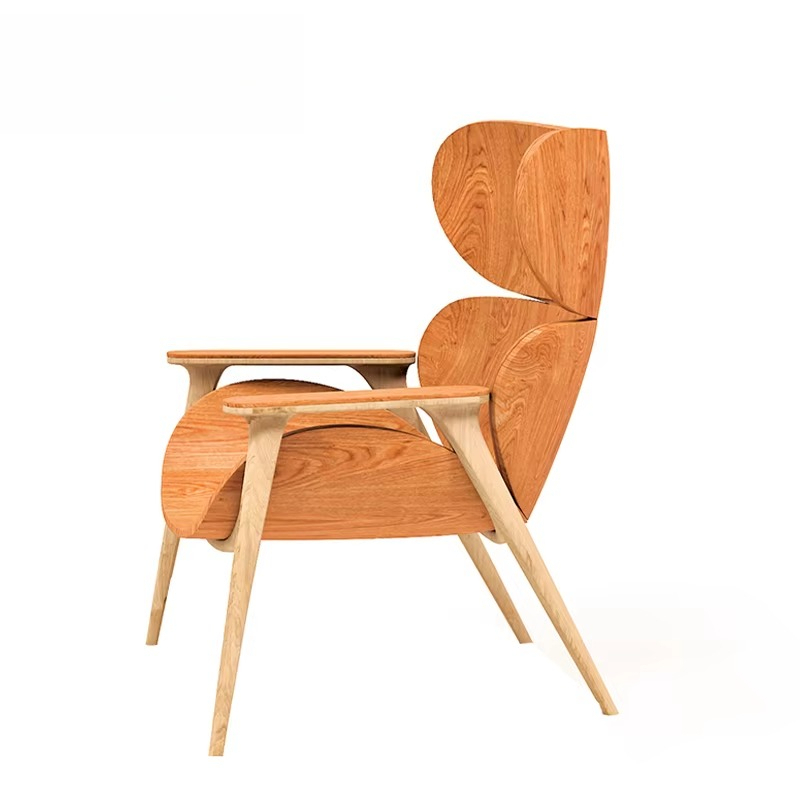 Sustainable Living Fabrics - Sustainable eucalyptus lounge chair frame -