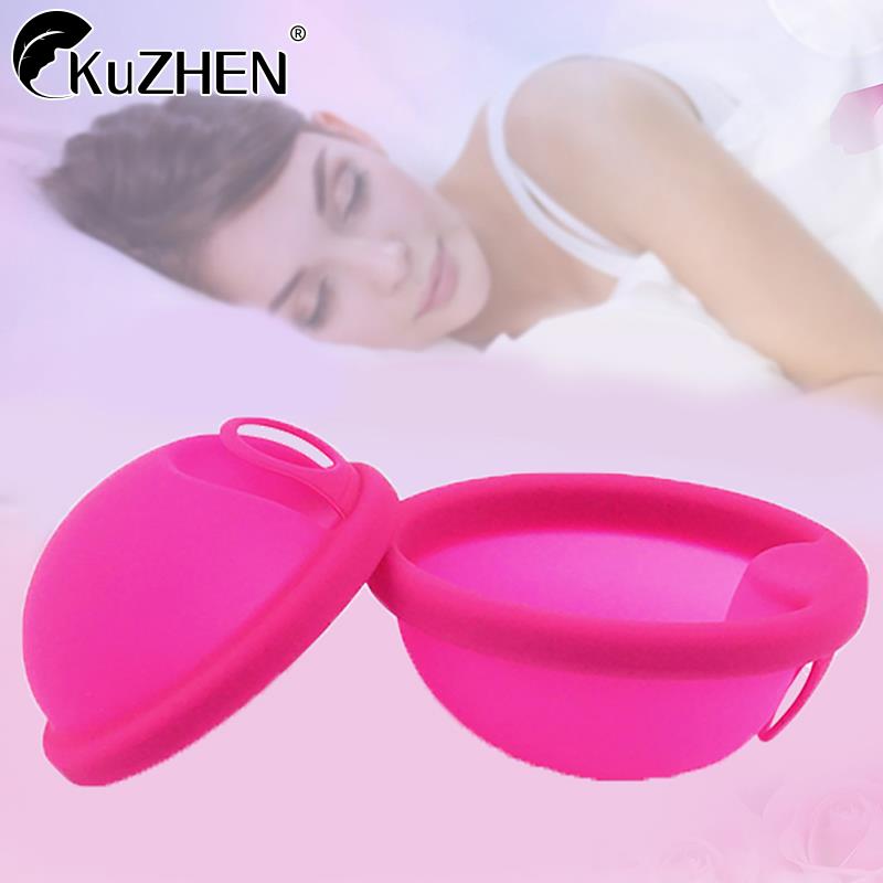 Menstrual Cup Silicone - Menstrual Disc Flat-fit Design Women Health
