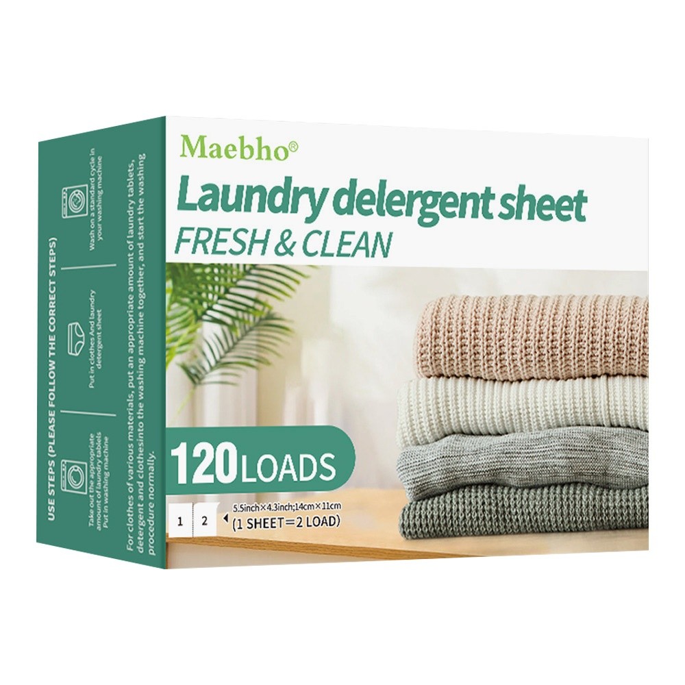 120 Sheets/Pack​​ ​Eco-Friendl - Laundry Strip Eco 리뷰 및 가격
