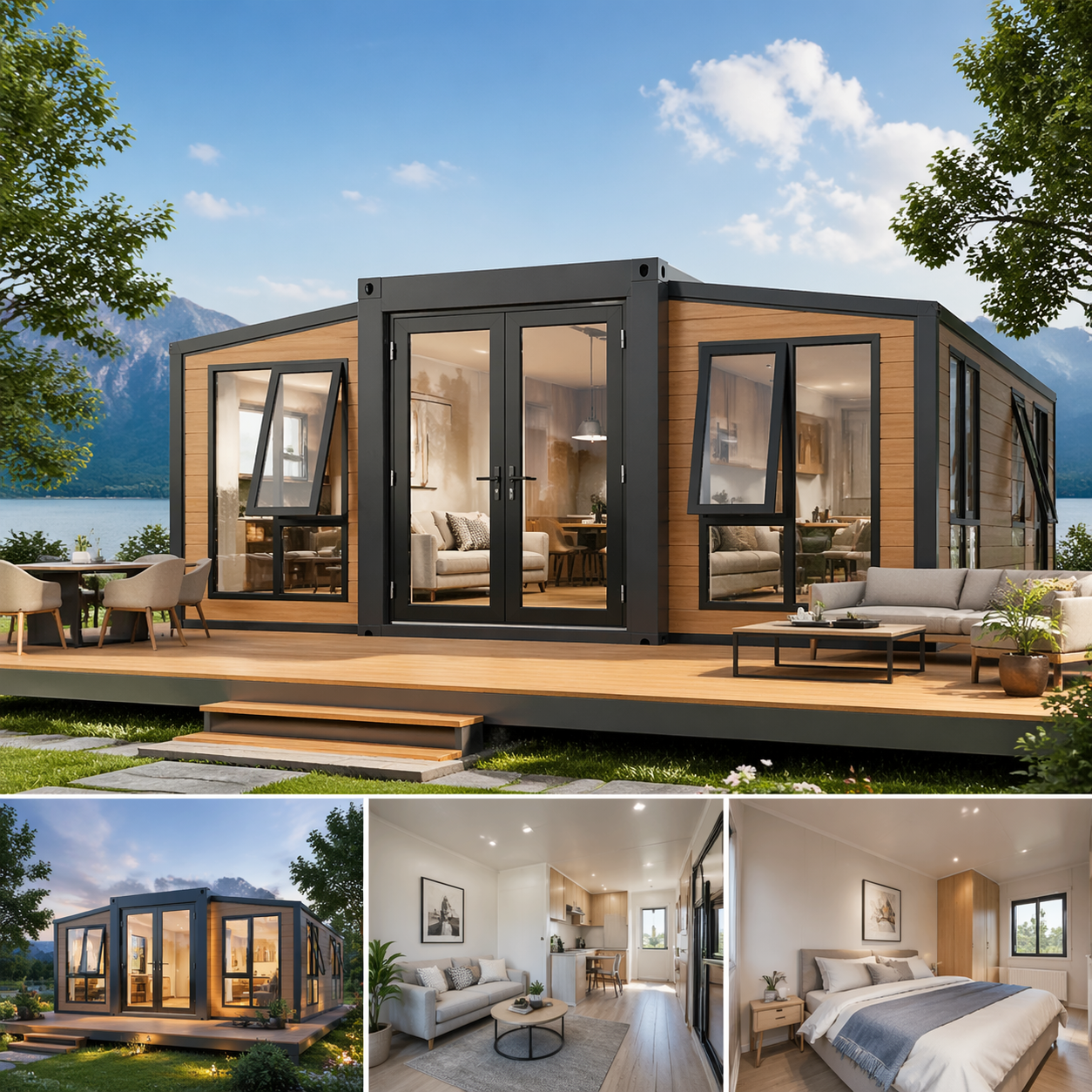 Eco Friendly Prefab House with - Sustainable Living House 리뷰 및 가격