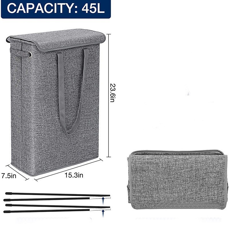 Cotton Linen Laundry Basket Wi - Laundry Strip Eco 리뷰 및 가격