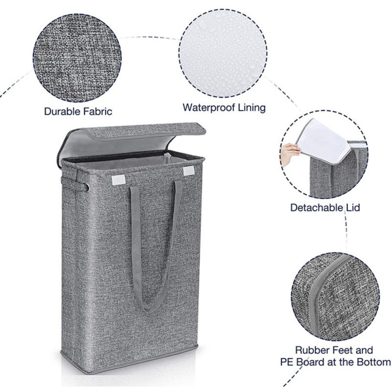 Cotton Linen Laundry Basket Wi - Laundry Strip Eco 리뷰 및 가격