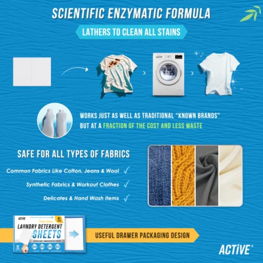 Laundry Detergent Sheets Eco W - Laundry Strip Eco 리뷰 및 가격