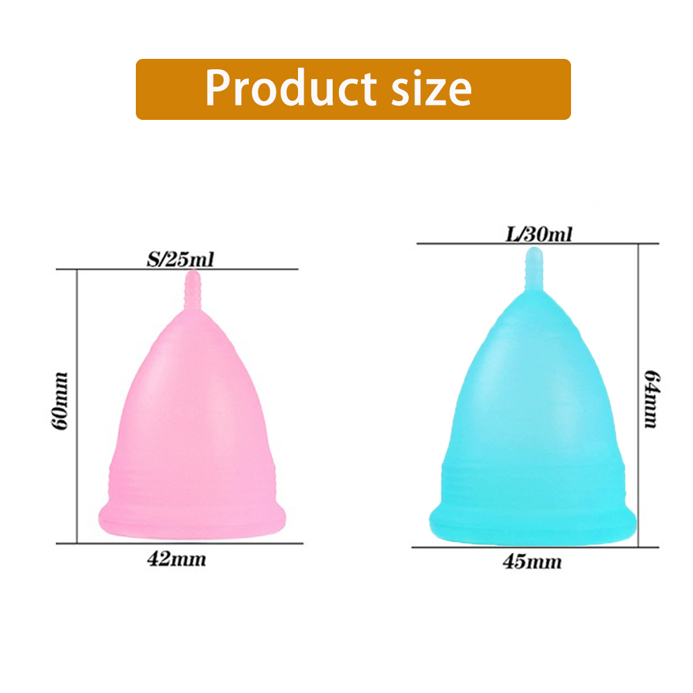 2Pcs Women Menstrual Cup Medic - Menstrual Cup Silicone 리뷰 및 가격