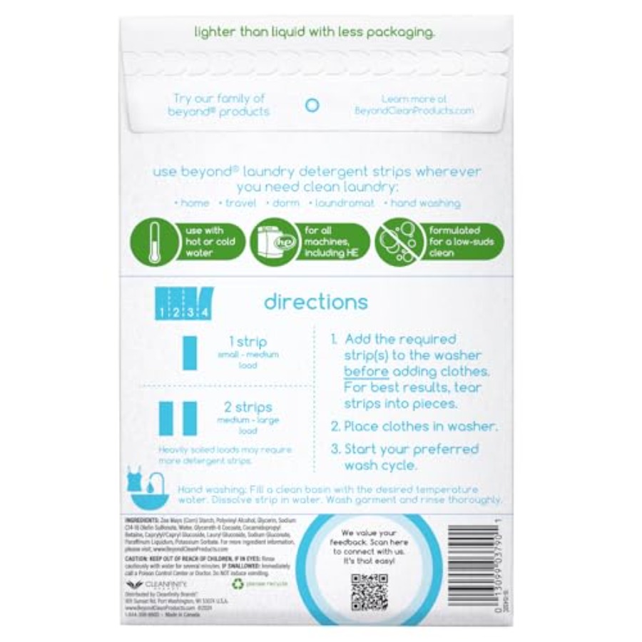 Beyond Laundry Detergent Strip - Laundry Strip Eco 리뷰 및 가격