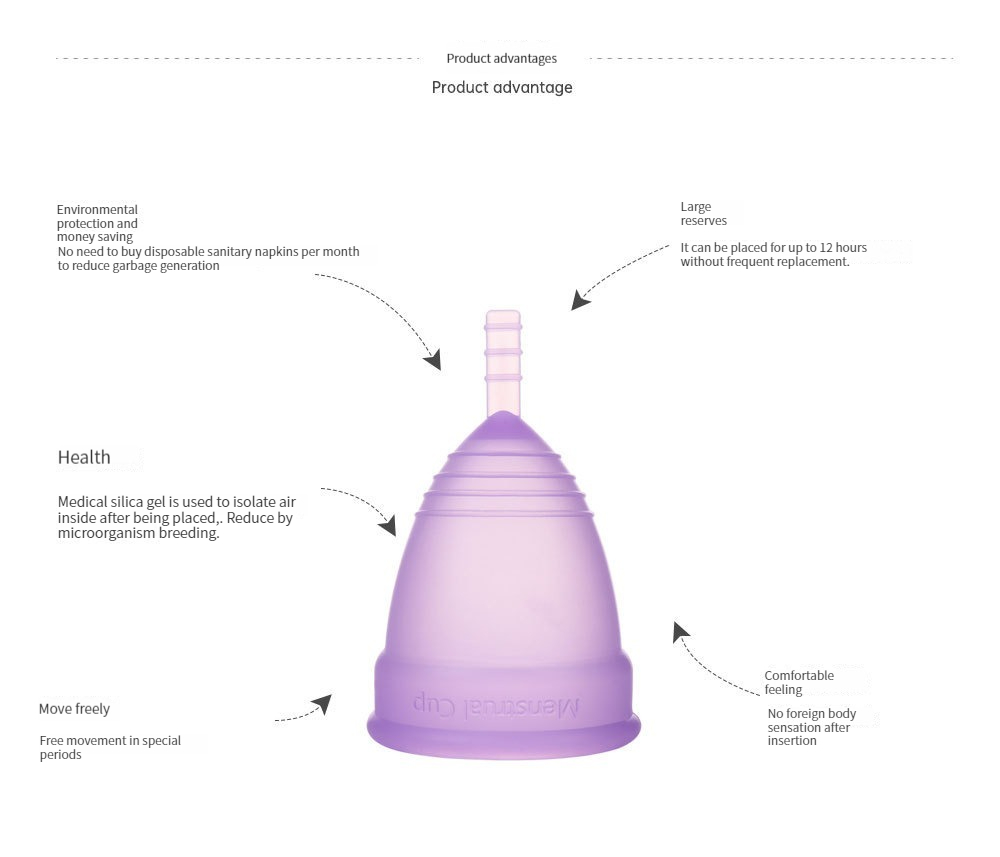 New Medical Grade Silicone Men - Menstrual Cup Silicone 리뷰 및 가격