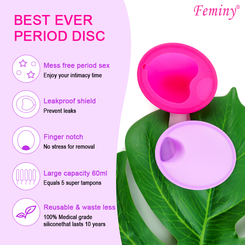 Feminy Reusable Menstrual Disc - Menstrual Cup Silicone 리뷰 및 가격