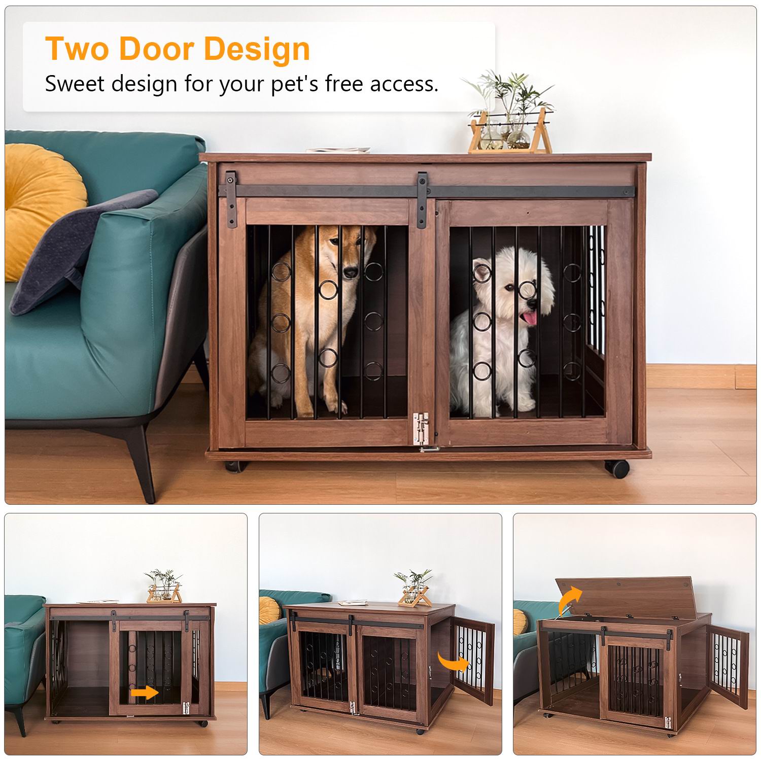 Luxury Two-Door Solid Wooden D - Sustainable Living House 리뷰 및 가격