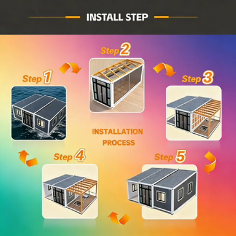20ft 40ft Eco Friendly Modular - Sustainable Living House 리뷰 및 가격