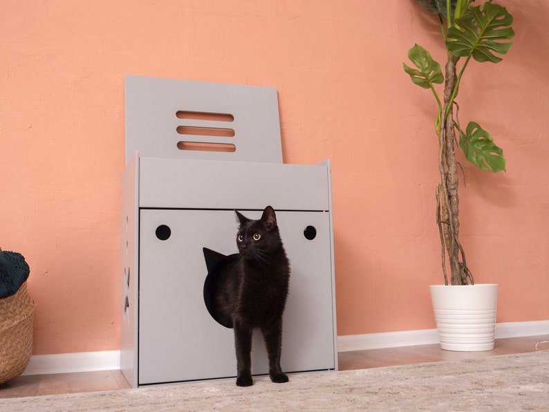 Elegant Bamboo Cat Nest Litter - Sustainable Living House 리뷰 및 가격
