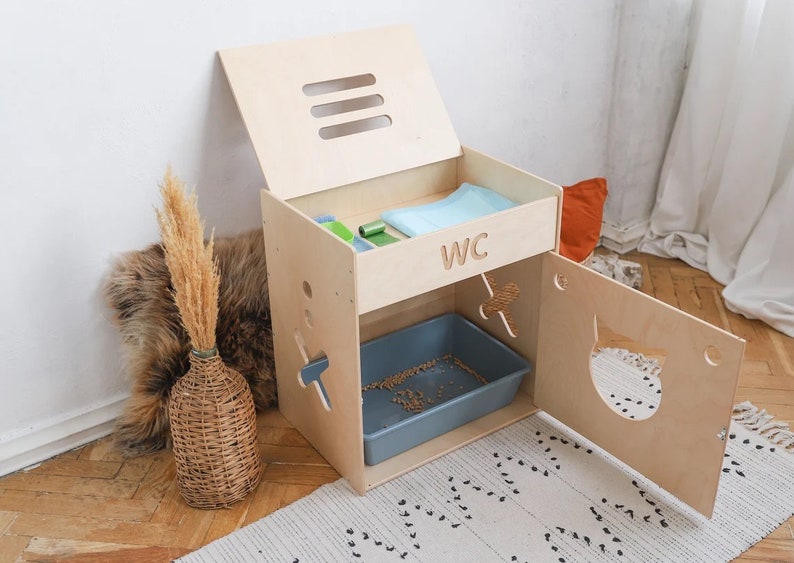 Elegant Bamboo Cat Nest Litter - Sustainable Living House 리뷰 및 가격