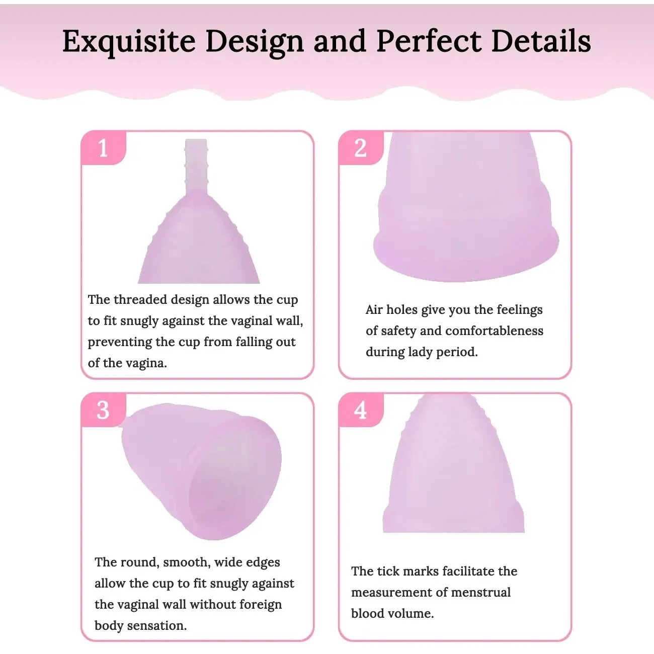 Medical Reusable Menstrual Cup - Menstrual Cup Silicone 리뷰 및 가격