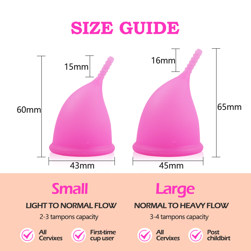 Medical Silicone Menstrual Cup - Menstrual Cup Silicone 리뷰 및 가격