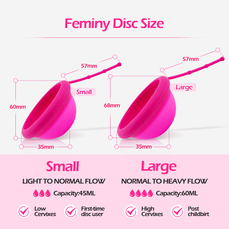 Women Menstrual Disc With Remo - Menstrual Cup Silicone 리뷰 및 가격